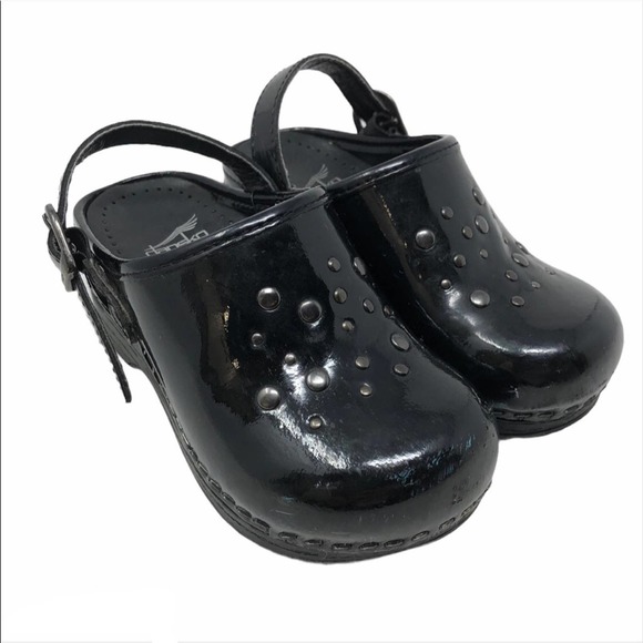 Dansko Other - Dansko Toddler Jemma Patent Leather Clogs